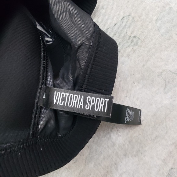 Victoria's Secret Sports Bra Womens 36C Black Front Closure - Picture 4 of 9